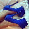 синии туфли, размер 37
