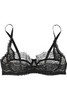 Black Thin Bonbon Lingerie Bra