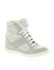 ASOS DENY Wedge High Top Trainers With Suede Detail