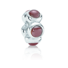 Pandora Silver and Garnet Cabochon Charm 790538GR