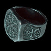 Кольцо-печатка с эгисхьяльмом