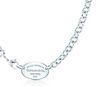 Tiffany & Co. Return to Tiffany™ oval tag necklace