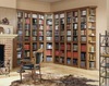 большой книжный шкаф, с любимыми книгами