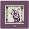 Petunia Quilted Cat - Cross Stitch Kit