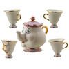 Beauty and the Beast Mrs. Potts Tea Set -- 5-Pc.