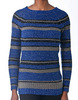 Long rib knit striped sweater Terranova