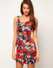 ASOS Tulip Dress in Floral Print