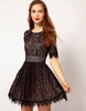 Darling Amelia Lace Skater Dress