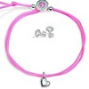 Alex Woo - Mini Addition Heart Bracelet with Key Earrings Set