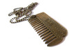 Dog Tag Comb Necklace