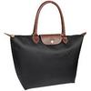 medium black longchamp le pliage