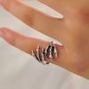European Stylish Retro Punk Style Talons Ring RINGS For Female New Arrive