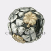 Pandora Sterling Silver &14k Gold Lucky Clover Bead