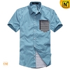 Mens Original Design Slim Fit Shirts Short Sleeve CW100328 - cwmalls.com