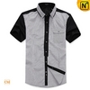 Mens Original Design Short Sleeve Slim Shirts CW100319 - cwmalls.com