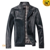 Mens Slim Fit Motorcycle Leather Jackets CW812206 - cwmalls.com