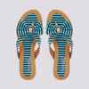 Timeless Khan Stripe Bow Flip-Flop