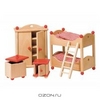 OZON.ru - Игрушки | Набор мебели для кукольной детской "Goki", 9 предметов | Кукольные домики, мебель для кукол | Купить игры: и