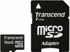 Transcend microSDHC 16Гб class 10 + адаптер