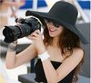 aldo balck beach hat