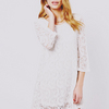 Glamorous Micro Mini Swing Dress In Lace