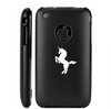 Apple iPhone 3G 3GS Black E283 Aluminum Metal Back Case Unicorn