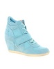 Ash Bowie Turquoise Wedge Trainers