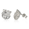 Серьги ФК Барселона / Barcelona Crest Earings - Sterling Silver