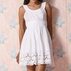 летнее белое платье