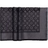 черный шарф Louis Vuitton Scarf Monogram