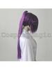 фиолетовый парик с шиньоном
