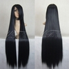 черный длинный парик
