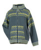 Obermeyer Slate Nordic Zip-Up Sweater