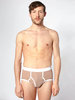 American Apparel Baby Rib Brief Sahara / White