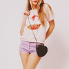 ASOS Quilted Heart Across Body Bag