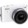 Nikon 1 J3 Mirrorless Digital Camera with 10-30mm Lens (White)