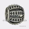 Authentic Pandora Sterling Silver Black CZ Leading Lady Bead