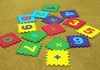 Детский развивающий коврик пазл «Математика»