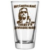 The Big Lebowski Pint Glass