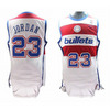 Bullets Michael Jordan 23 White Red Nike Jersey Blue 26314