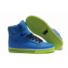 Supra Skytop High Skate Shoes Blue Lime Green Men 26109