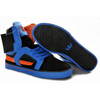 Supra Shoes- Skytop II High Tops Black Blue Orange Men 26665