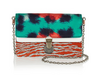 Kenzo Patchwork leather and twill shoulder bag