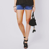 ASOS Exclusive Denim Short in Distressed Finish