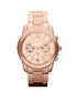 Michael Kors Mid-Size Rose Golden Stainless Steel Mercer Chronograph Watch