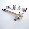 Кошко-подставки под японские палочки из фарфора