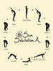 Sun Salutation metal sign