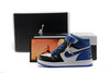 Nike Air Jordan 1 Kid Sneaker with Blue and White Black 33465