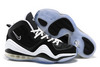 nike air penny 5 black and white basketball shoes mens 54186