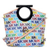 Michael Kors Signature Colourful MK Logo Monogram Clutches Vanil 21458